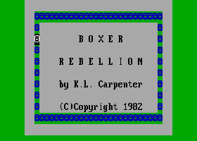 Boxer Rebellion