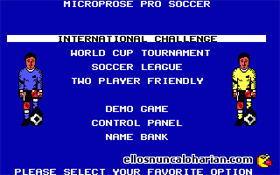 MicroProse Pro Soccer
